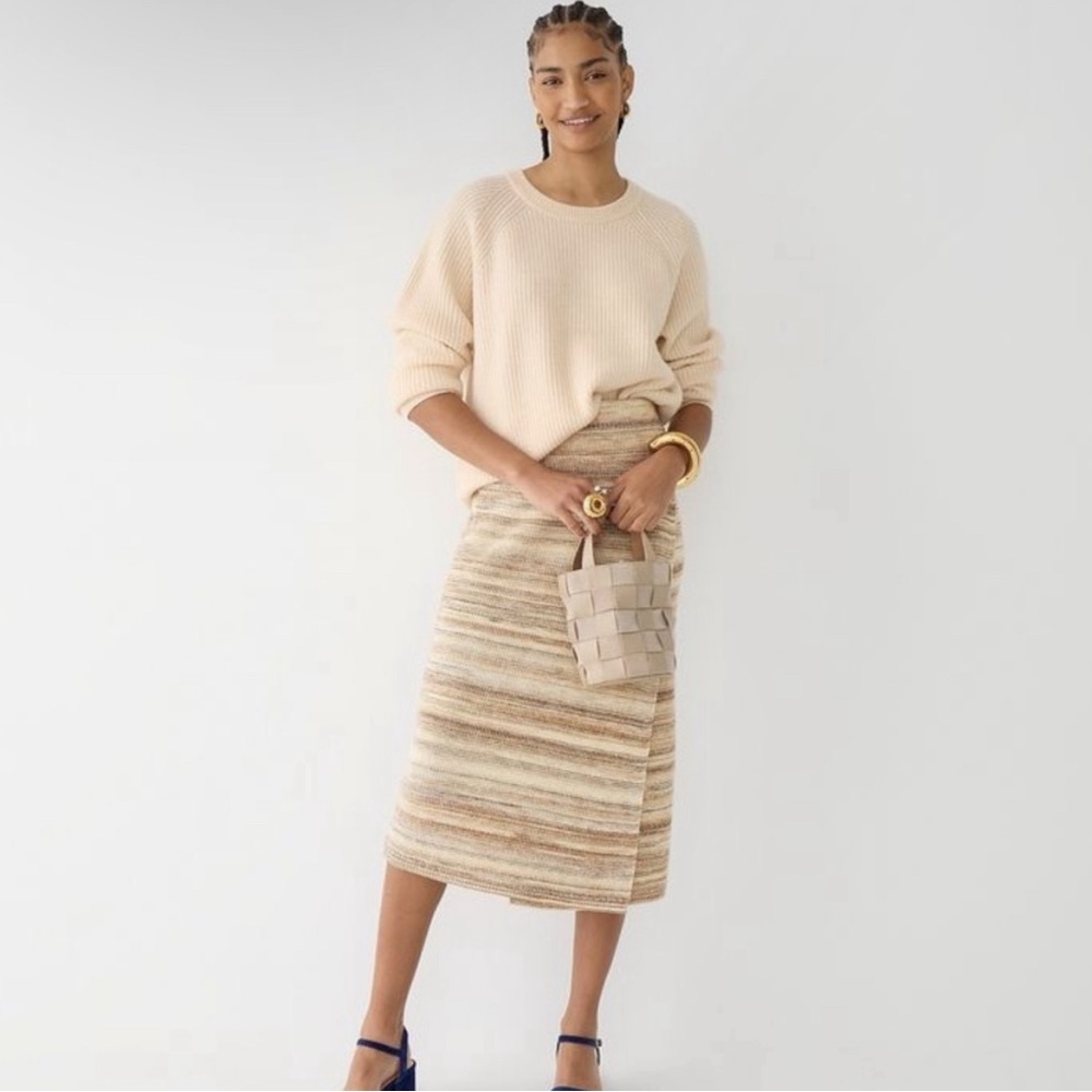 Jcrew Space Dye wool skirt XS like new